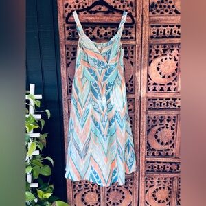 Anthropologie silk lil dress